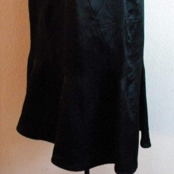 ARMANI Black Label Godet Silk Skirt sz M 40 New - Picture 5 of 6